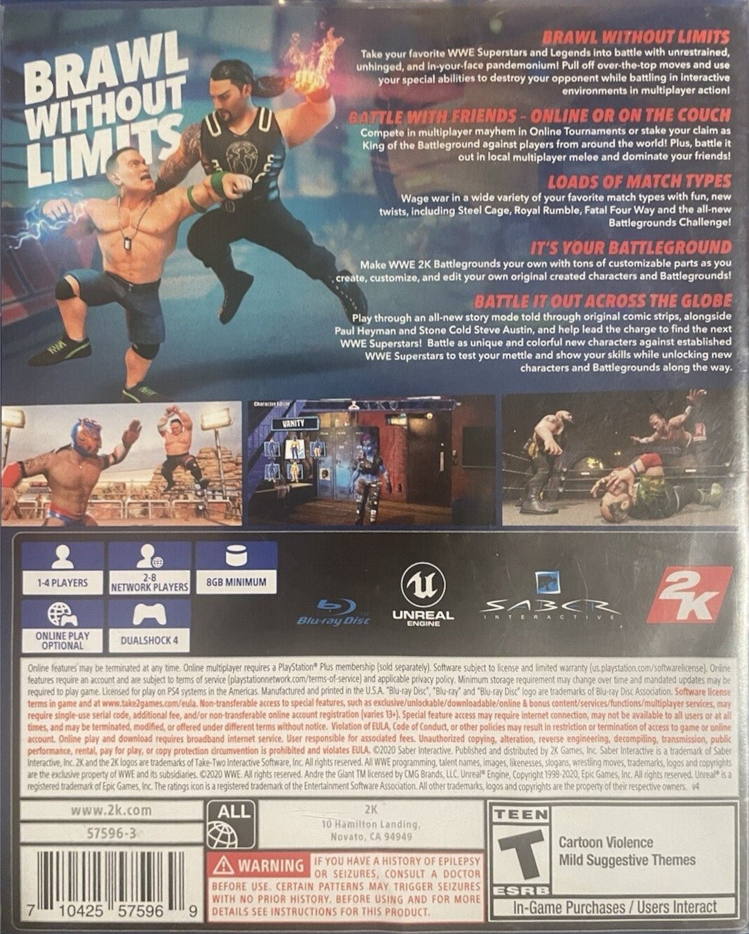 WWE 2K Battlegrounds - Playstation 4 - Retro Island Gaming