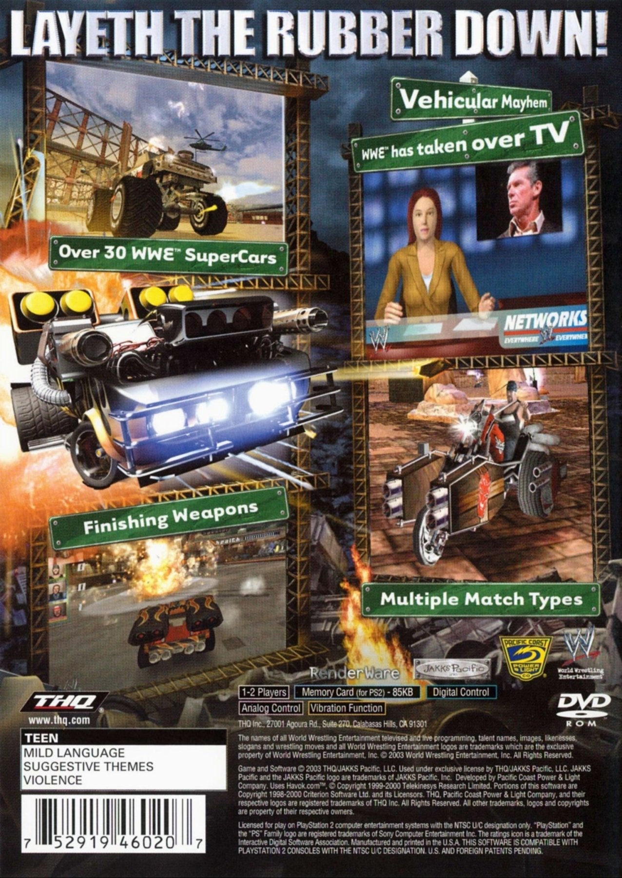WWE Crush Hour - Playstation 2 - Retro Island Gaming