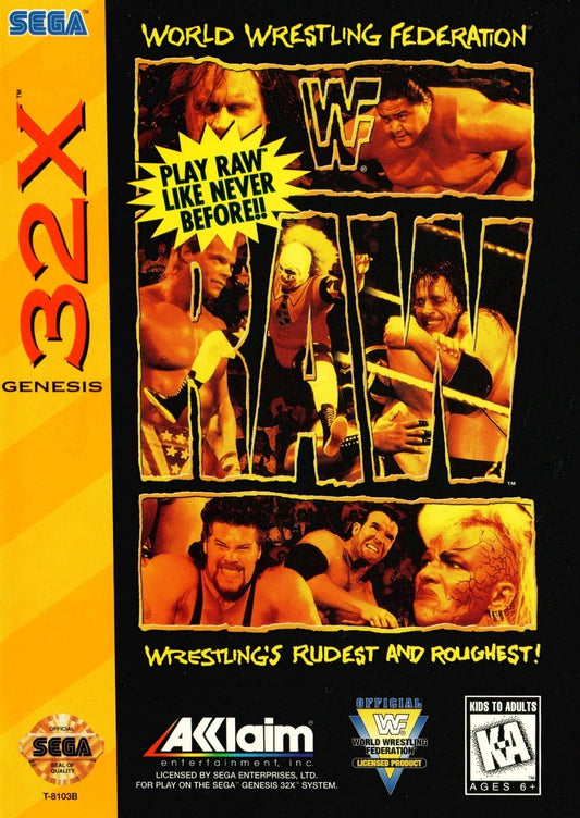 WWF Raw - Sega 32X - Retro Island Gaming