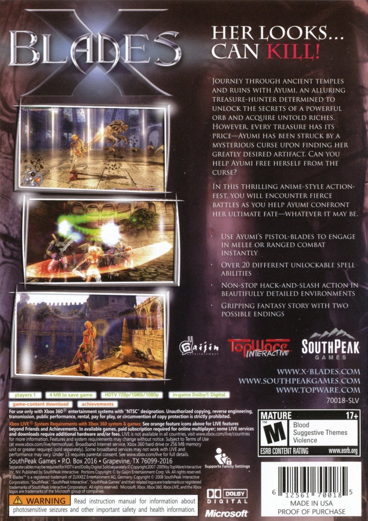 X - Blades - Xbox 360 - Retro Island Gaming