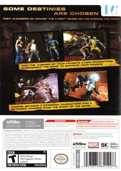 X - Men: Destiny - Wii - Retro Island Gaming