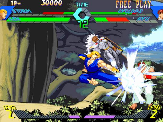 X - Men vs. Street Fighter - JP Sega Saturn - Retro Island Gaming
