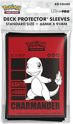 x65 Charmander Standard Deck Protector® Sleeves for Pokémon - Ultra PRO - Retro Island Gaming
