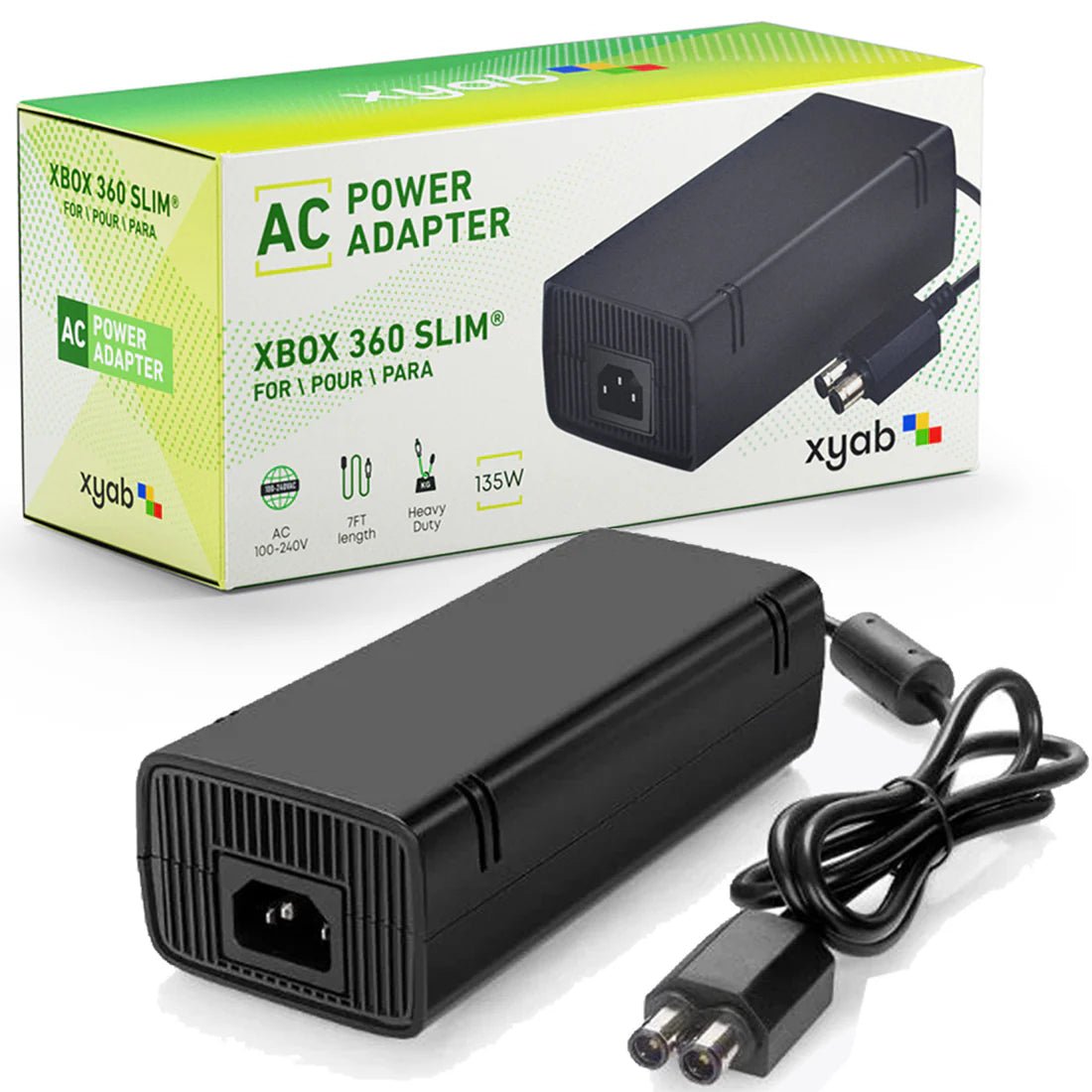 Xbox 360 AC Power Adapter - xyab - Retro Island Gaming