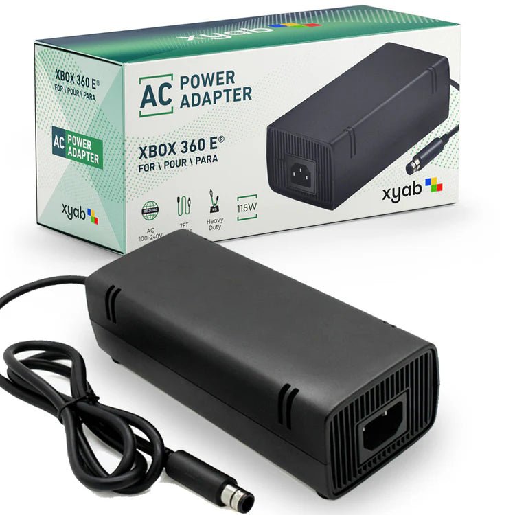 Xbox 360 E AC Power Adapter - xyab - Retro Island Gaming