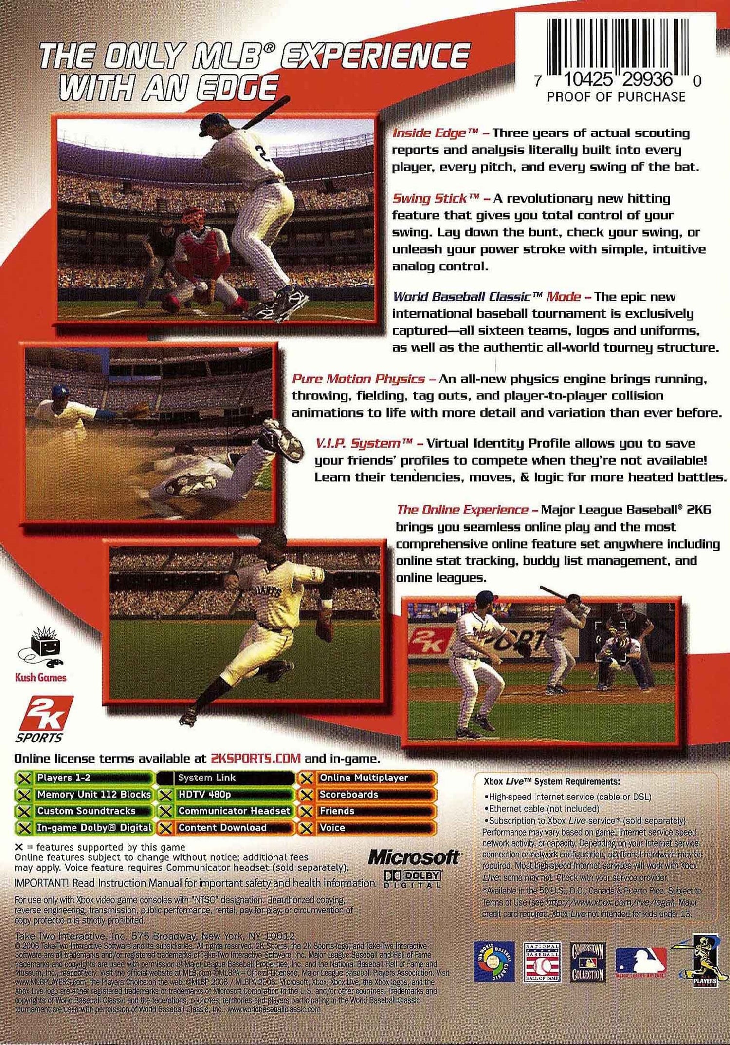 Major League Baseball 2K6 - Xbox