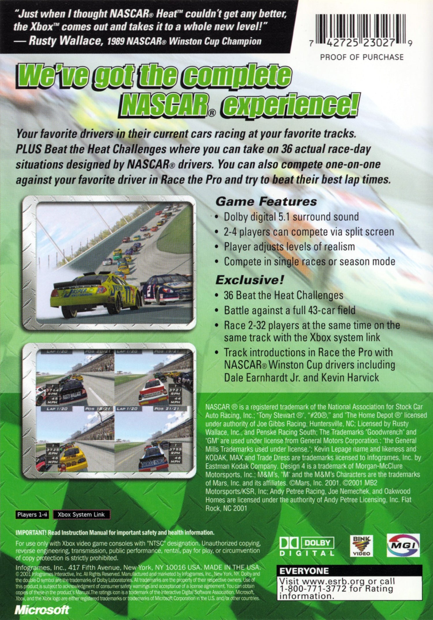 NASCAR Heat 2002 - Xbox