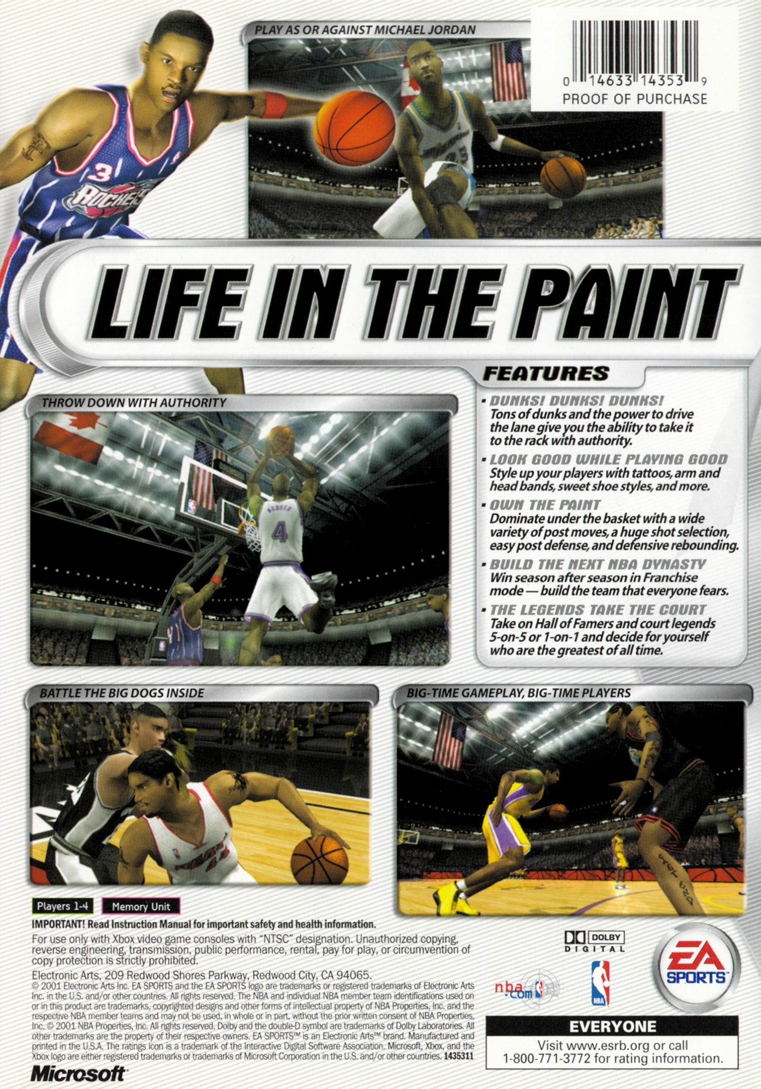 NBA Live 2002 - Xbox