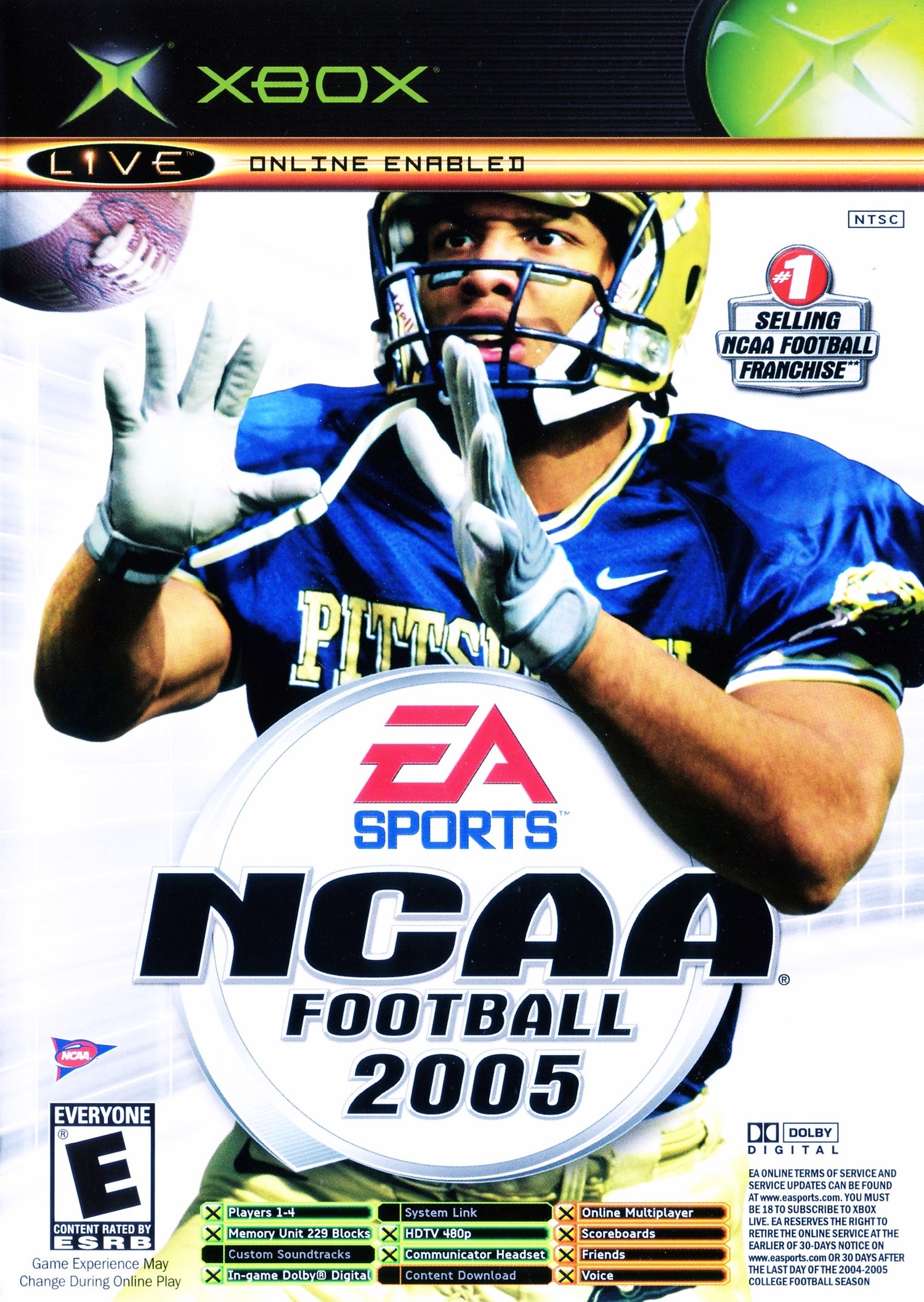 NCAA Football 2005 Top Spin Combo - Xbox