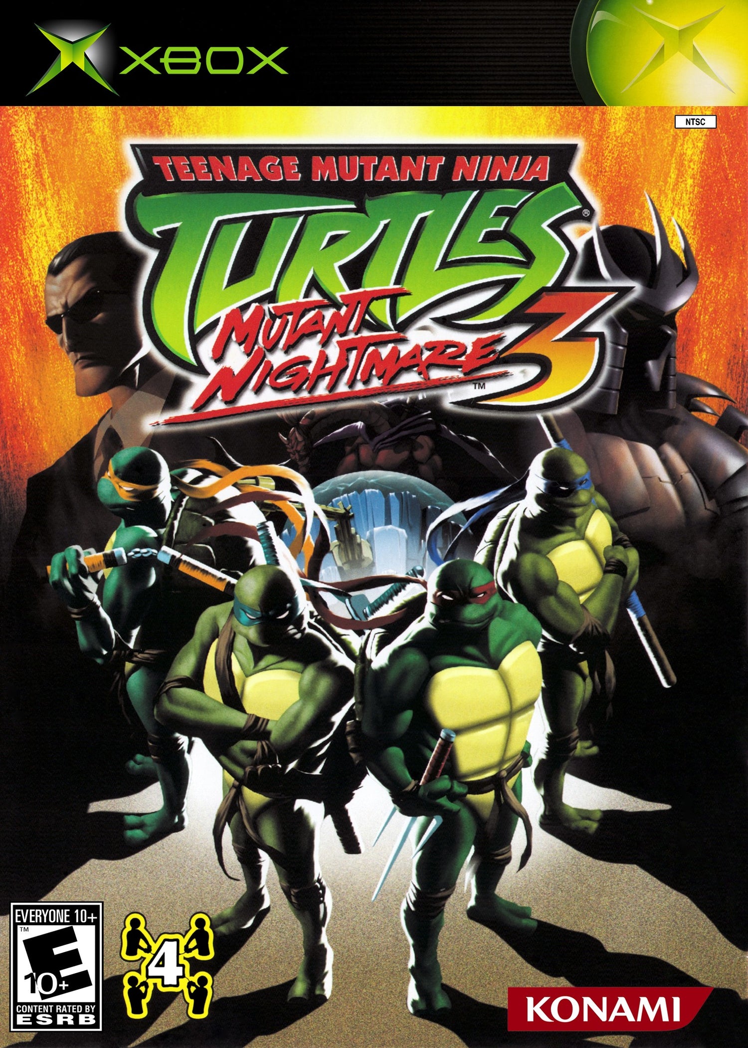 Teenage Mutant Ninja Turtles 3 Mutant Nightmare - Xbox