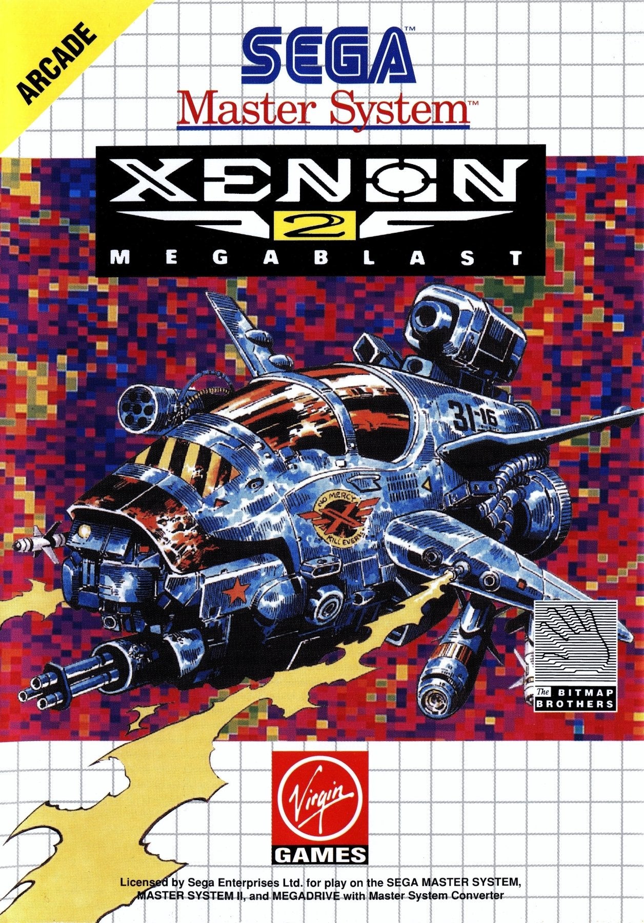 Xenon 2 - PAL Sega Master System - Retro Island Gaming
