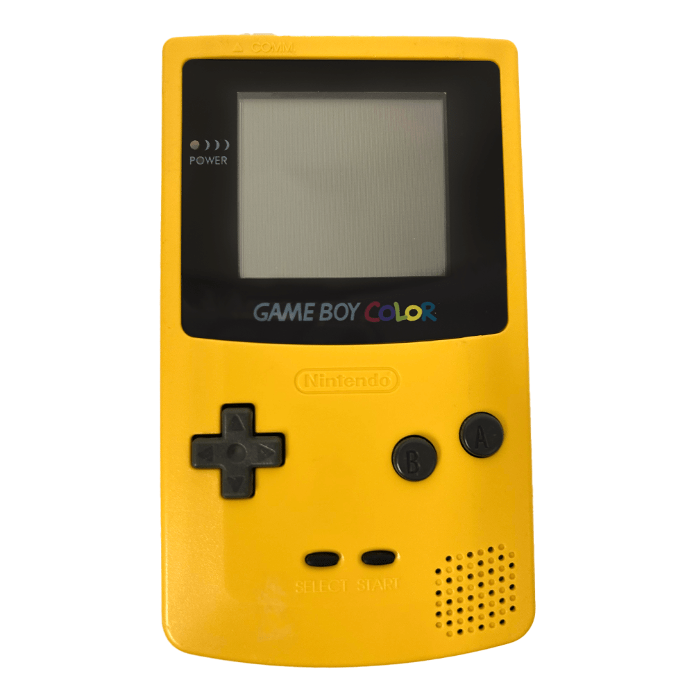 Yellow GameBoy Color System - Certified Tested & Cleaned - Retro Island Gaming