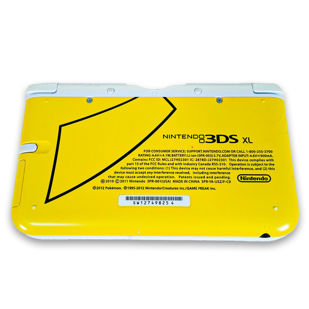 Yellow Pikachu Nintendo 3DS XL System - Certified Tested & Cleaned - Retro Island Gaming