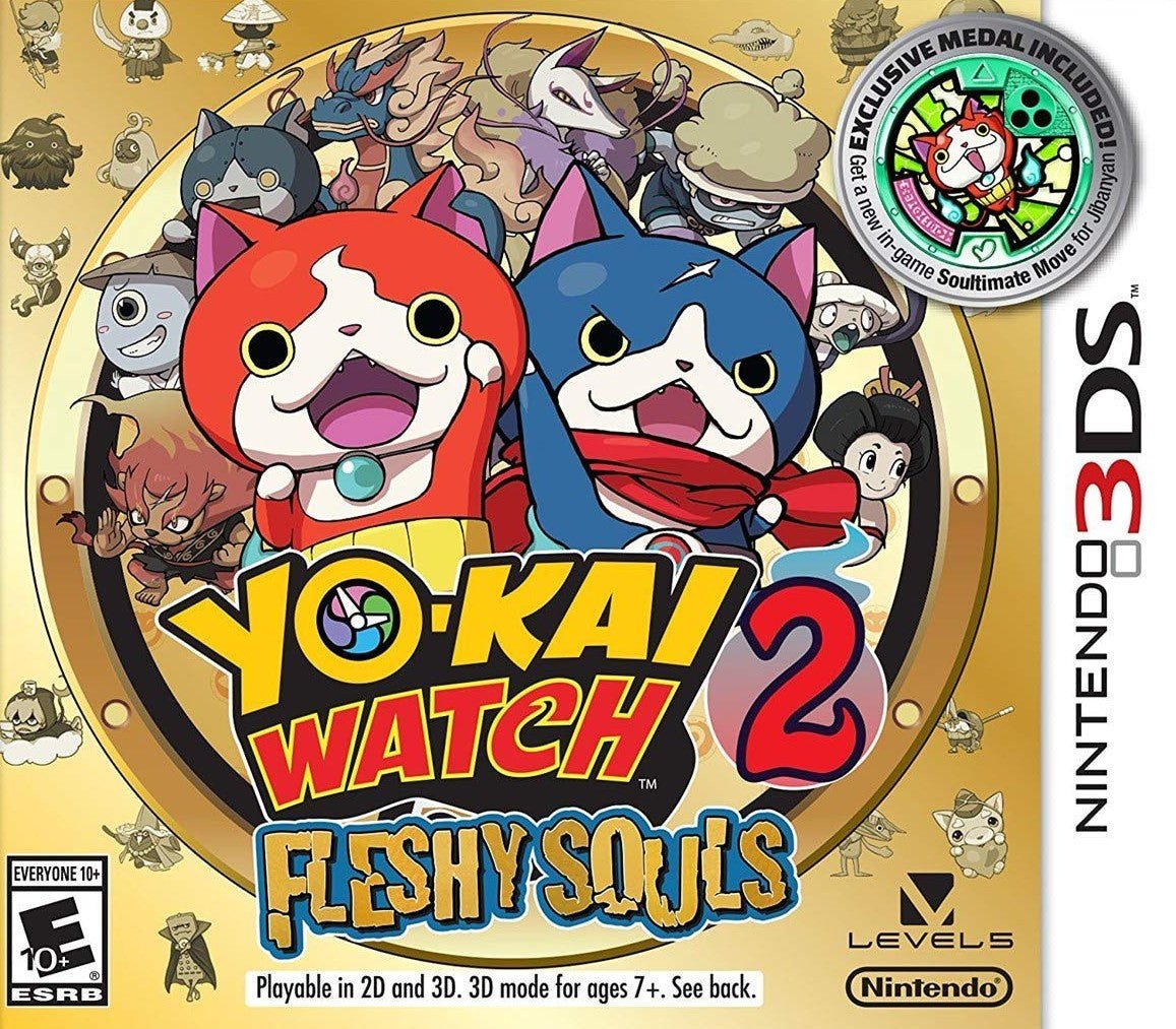 Yo - Kai Watch 2 Fleshy Souls - Nintendo 3DS - Retro Island Gaming