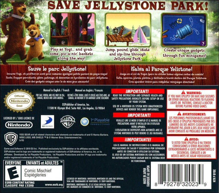 Yogi Bear - Nintendo DS - Retro Island Gaming