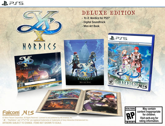 Ys X: Nordics [Deluxe Edition] - Playstation 5 [PREORDER] - Retro Island Gaming