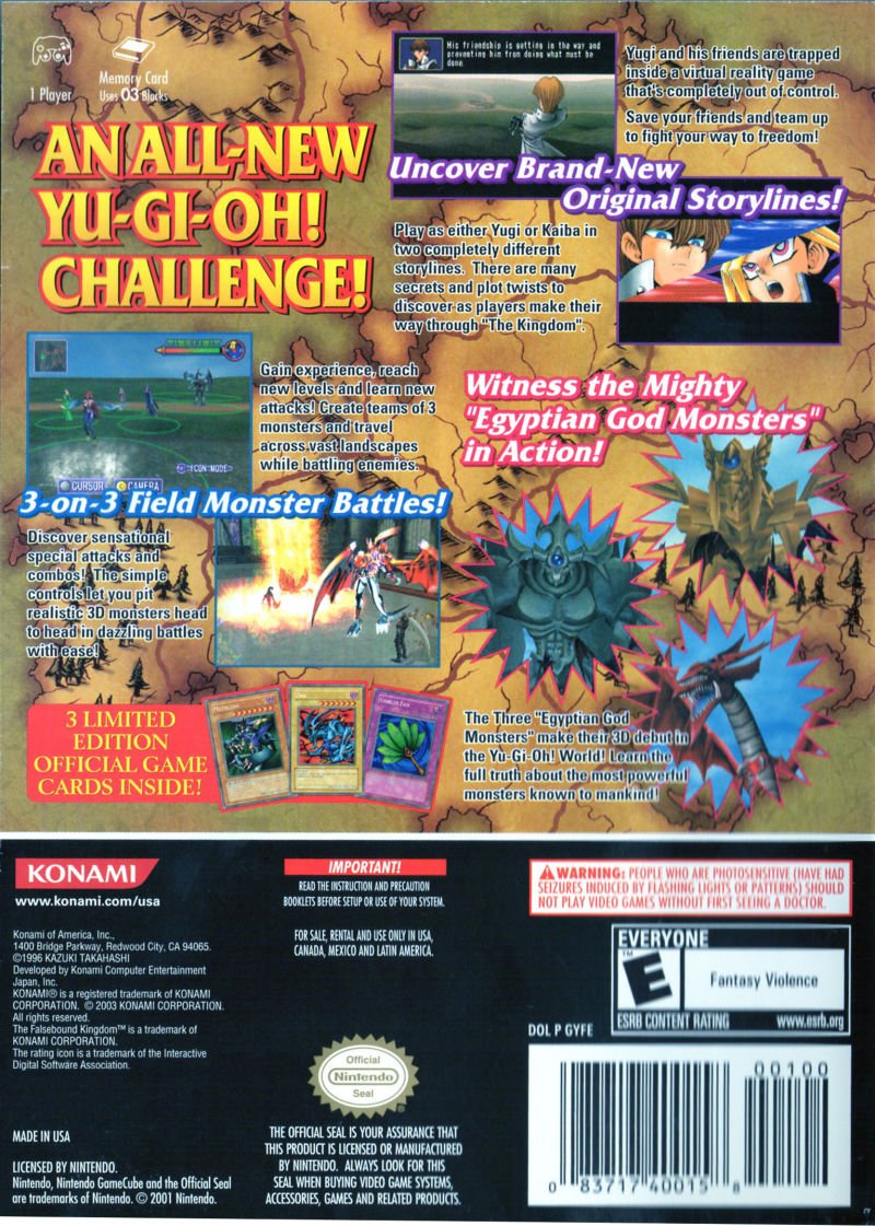 Yu - Gi - Oh Falsebound Kingdom - Gamecube - Retro Island Gaming
