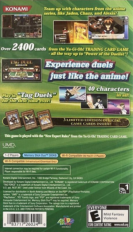 Yu - Gi - Oh GX Tag Force - PSP - Retro Island Gaming