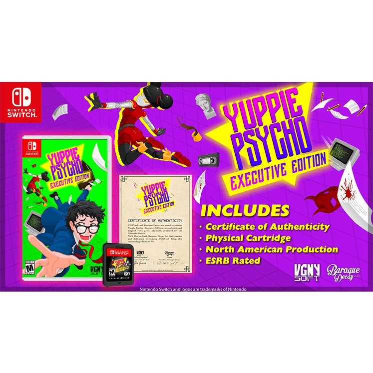 Yuppie Psycho: Executive Edition - Nintendo Switch - Retro Island Gaming