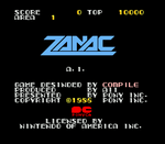 Zanac [5 Screw] - NES - Retro Island Gaming