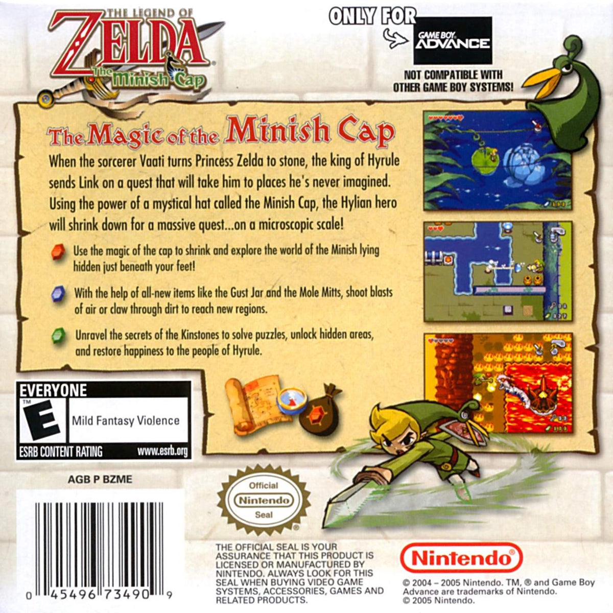 Zelda Minish Cap - GameBoy Advance - Retro Island Gaming