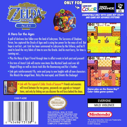 Zelda Oracle of Ages - GameBoy Color - Retro Island Gaming