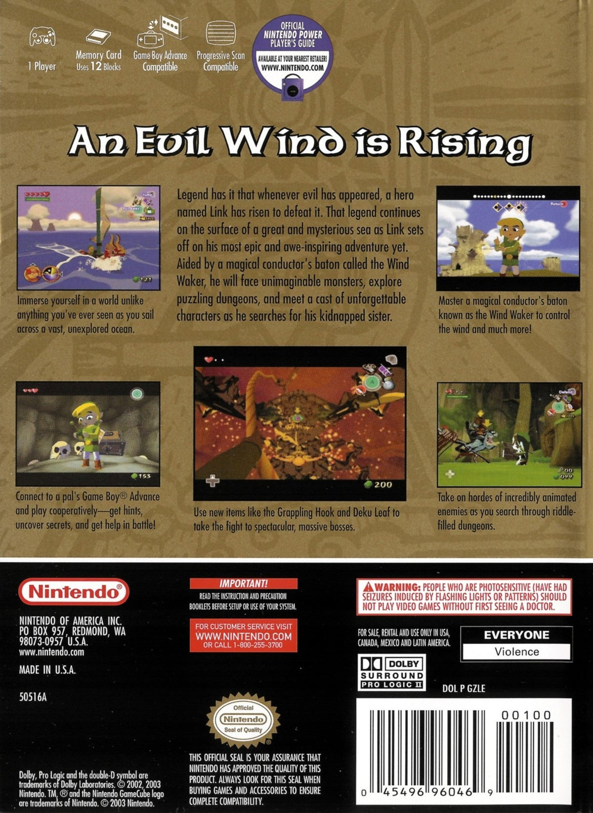 Zelda Wind Waker [Player's Choice] - Gamecube - Retro Island Gaming