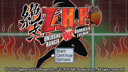 Z.H.P. Unlosing Ranger vs. Darkdeath Evilman - PSP - Retro Island Gaming