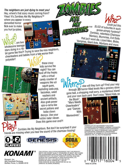 Zombies Ate My Neighbors - Sega Genesis - Retro Island Gaming